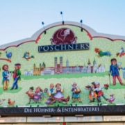 Hochzeitsband, Oktoberfestband und Eventband Out of Minga mieten / buchen, Poschners Festzelt von aussen